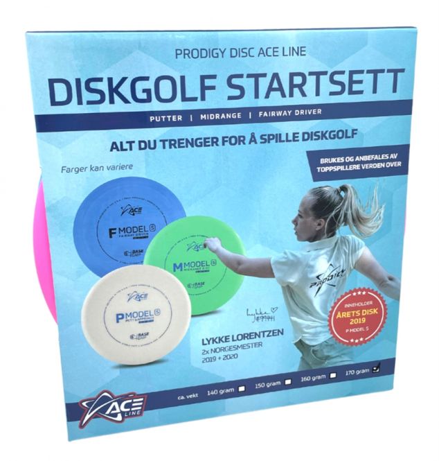 Hovedbilde ACE Line Diskgolf Startsett